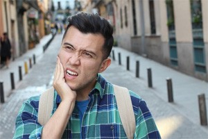 Man with questions for his Powell emergency dentist 